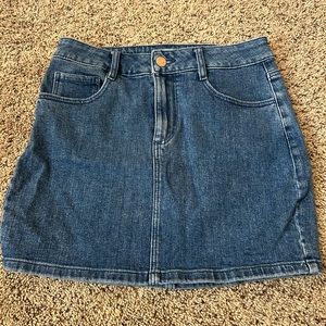 garage denim skirt